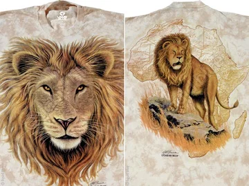 В египетской мифологии — символ божественной власти и царского достоинства. Богиня Баст первоначально изображалась в виде львицы. Позднее её стали изображать в виде кошки или женщины с головой кошки. Вываренная и усаженная футболка.